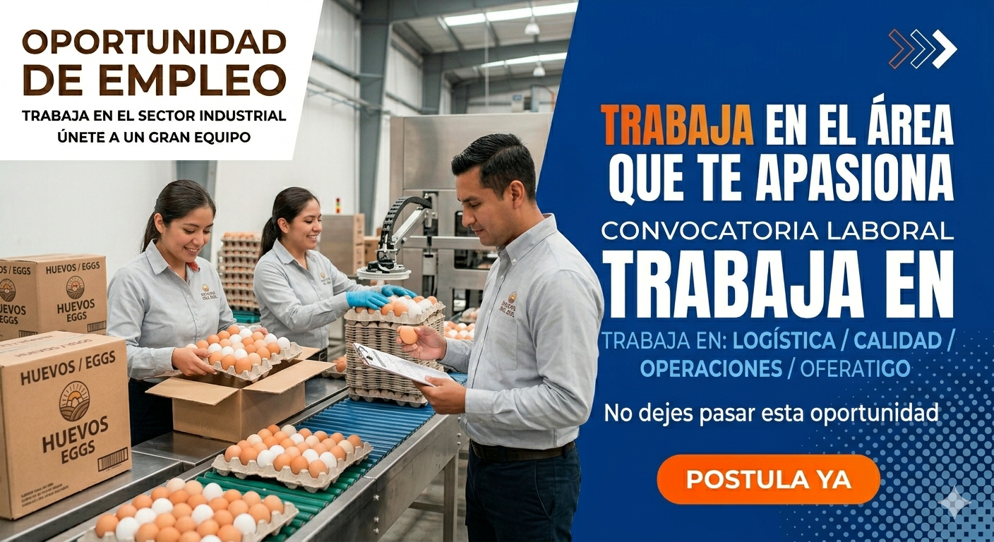 Lee más sobre el artículo 🥚 VACANTES DISPONIBLES PARA EMPACADORES DE HUEVOS: ÚNETE AL SECTOR AVÍCOLA HOY