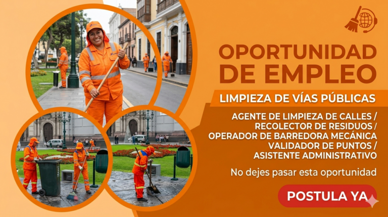 Lee más sobre el artículo 🧹 OPORTUNIDAD LABORAL EN LIMPIEZA DE CALLES: MANTÉN TU CIUDAD IMPECABLE