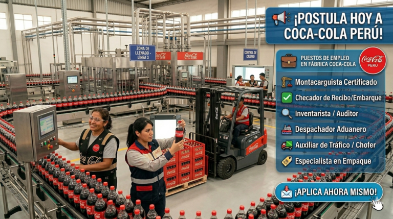 Lee más sobre el artículo 🥤 VACANTES DISPONIBLES EN COCA-COLA